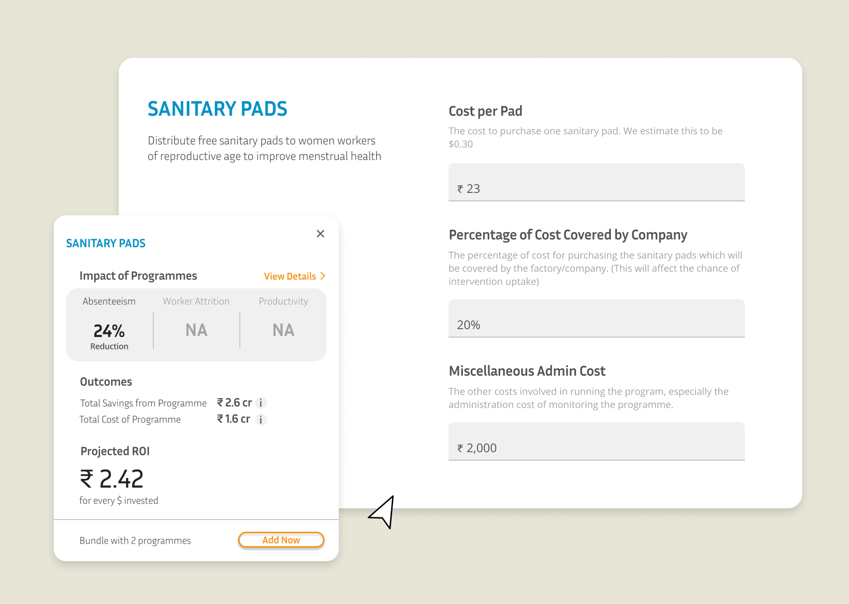 Compare real-time values through a guided process and make the most of your workspace.