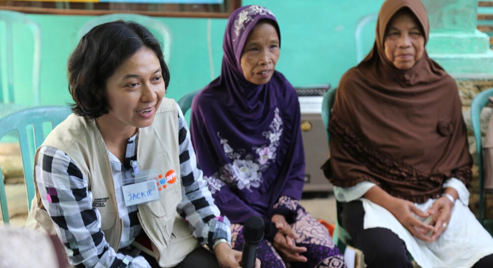 Jackie Viemilawati is a psychologist, counsellor and experienced humanitarian with Yayasan Pulih, a non-government organisation that provides mental health and psychosocial support in Indonesia.