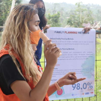 Chrisly Orit de Asis is a humanitarian aid worker with UNFPA’s youth mobilising partner Youth Peer Education Network (Y-PEER) Pilipinas. Chrisly is a proud transgender woman in a conservative part of the Philippines and she struggled to be accepted even in her own family. 