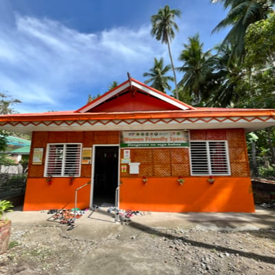 The Women Friendly Spaces provide a safe place for women to recover and access information and services in areas of cash support, nutrition and reproductive health. 