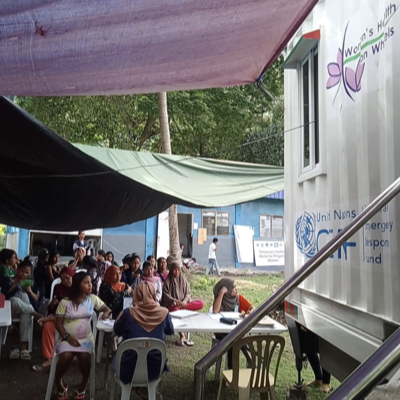 Beng worked with UNFPA in 2022 when the Women’s Health on Wheels mobile birthing unit was deployed in the aftermath of Typhoon Paeng. 