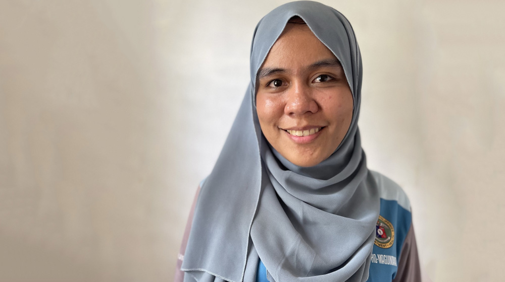 Sittie Nayla is a nurse in Mindanao in the southern part of the Philippines. 