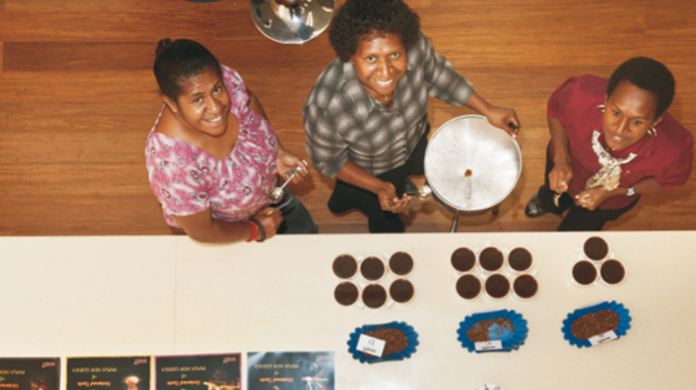 Healthy farmers in Papua New Guinea