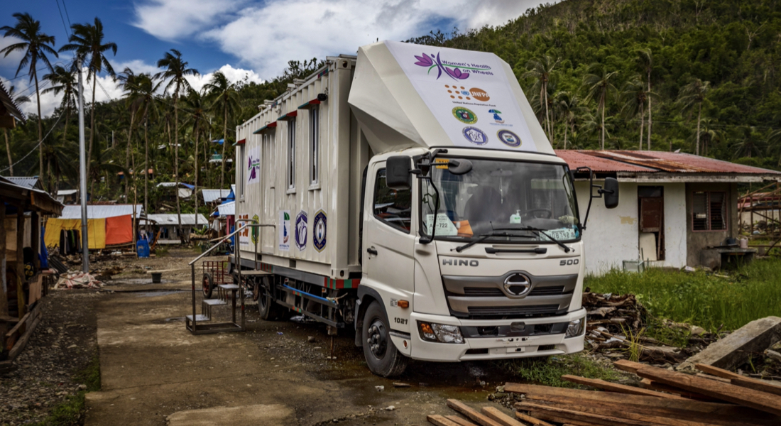 Because it is mobile, the truck, which was deployed in early 2022, can reach remote areas and provide rapid response to women in dire need of health care. The mobile clinics were used in the response to Typhoon Rai which struck the Philippines in December 2021. As of December 2022, it has served 2,087 patients. ©UNFPA Philippines/ Ezra Acayan READ MORE