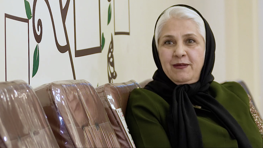 Iran: Pari Lotfipour has been a midwife for more than 40 years. With beaming eyes, she says, “As someone who started my career with love, I still have enough love to deliver babies for another 20 years.”  ©UNFPA Iran