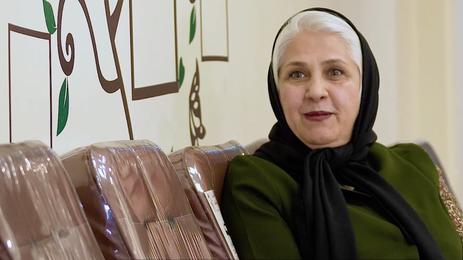 Iran: Pari Lotfipour has been a midwife for more than 40 years. With beaming eyes, she says, “As someone who started my career with love, I still have enough love to deliver babies for another 20 years.”  ©UNFPA Iran