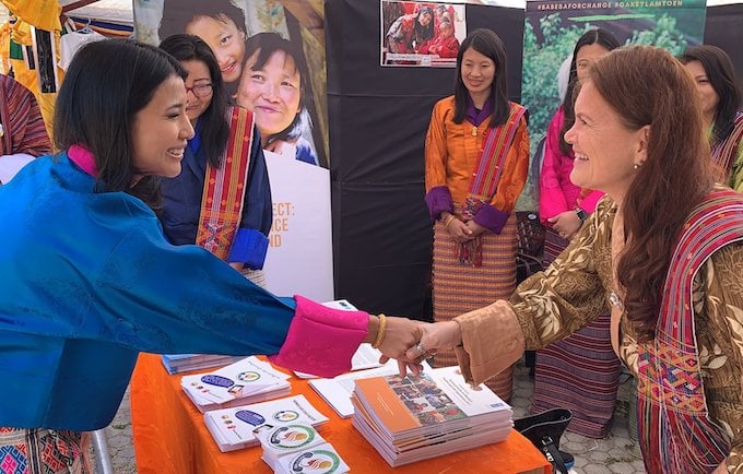 Dr Henriette Jansen meets Her Royal Highness Princess Ashi Chimi Yangzom Wangchuck of Bhutan
