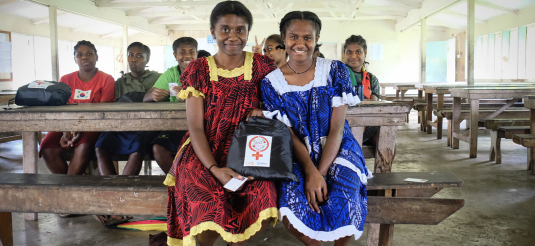 At any given emergency, an estimated 26% of the affected population are women of reproductive age. Populations affected by hazards and disasters face many challenges and access to sanitary items that allow women and girls to manage menstrual hygiene safely, effectively, and with dignity is one of them. UNFPA Pacific  adopted the global standard of Menstrual Hygiene Kit to the Pacific context through research and community consultations in April 2021. The kit was designed to supplement the existing Pacific customised Dignity Kit and Women with Disability Dignity Kits, providing culturally appropriate menstrual hygiene supplies and relevant supplies for at least 3 months. ©UNFPA/David Palazón