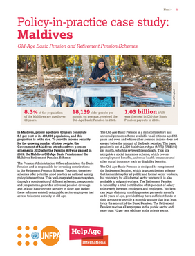 Maldives: Policy-in-practice case study