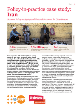 Iran: Policy-in-practice case study