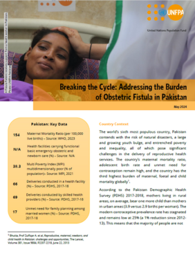 Breaking the Cycle: Addressing the Burden of Obstetric Fistula in Pakistan