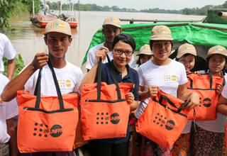Myanmar youth volunteers on the front-line of emergency flood response