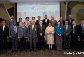 Parliamentarians from Bhutan, China, India, Iran, Lao PDR, Maldives, Malaysia, Sri Lanka, Thailand, and Viet Nam gather in Bangk