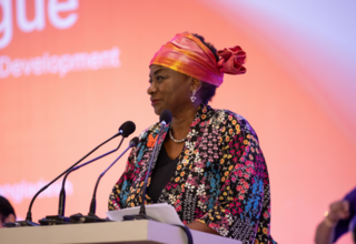 Dr. Natalia Kanem, UNFPA Executive Director, officially launches the global dialogue on Demographic Diversity and Sustainable De