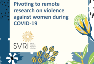 Pivoting to remote research on violence against women during COVID-19 
