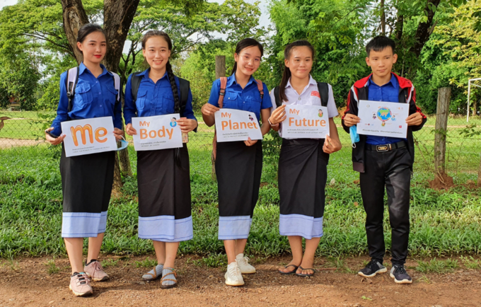 Young people from Laos People's Democratic Republic standing up for their rights. 