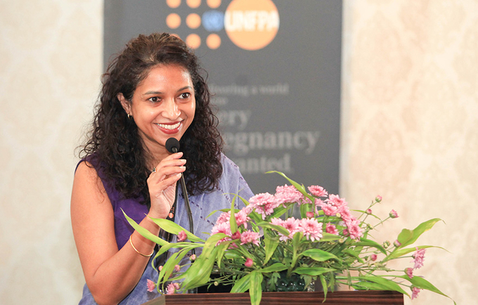 Sharika Cooray is the National Programme and Policy Analyst for Gender and Women's Rights and Humanitarian focal point with UNFP