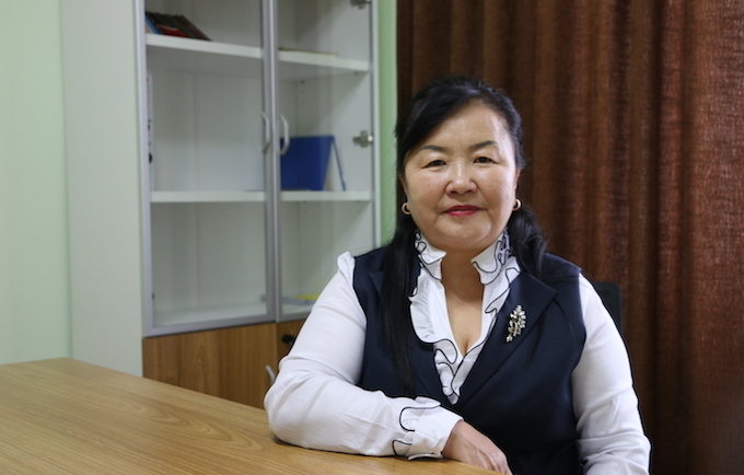 J. Tsetsegmaa, chief social worker and administrator of Mongolia’s Darkhan-Uul One Stop Service Center for gender-based violence survivors