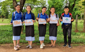 Young people from Laos People's Democratic Republic standing up for their rights. 