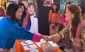 Dr Henriette Jansen meets Her Royal Highness Princess Ashi Chimi Yangzom Wangchuck of Bhutan