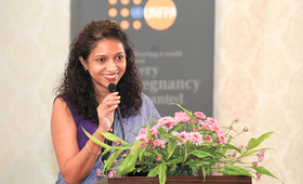 Sharika Cooray is the National Programme and Policy Analyst for Gender and Women's Rights and Humanitarian focal point with UNFP