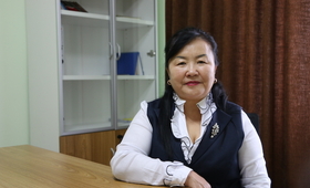J. Tsetsegmaa, chief social worker and administrator of Mongolia’s Darkhan-Uul One Stop Service Center for gender-based violence survivors