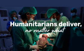 Humanitarian deliver, no matter what