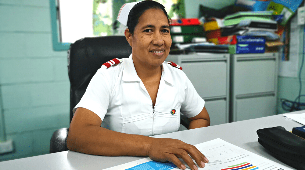 "I wanted to deliver babies and become a midwife," says midwife from Kiribati.