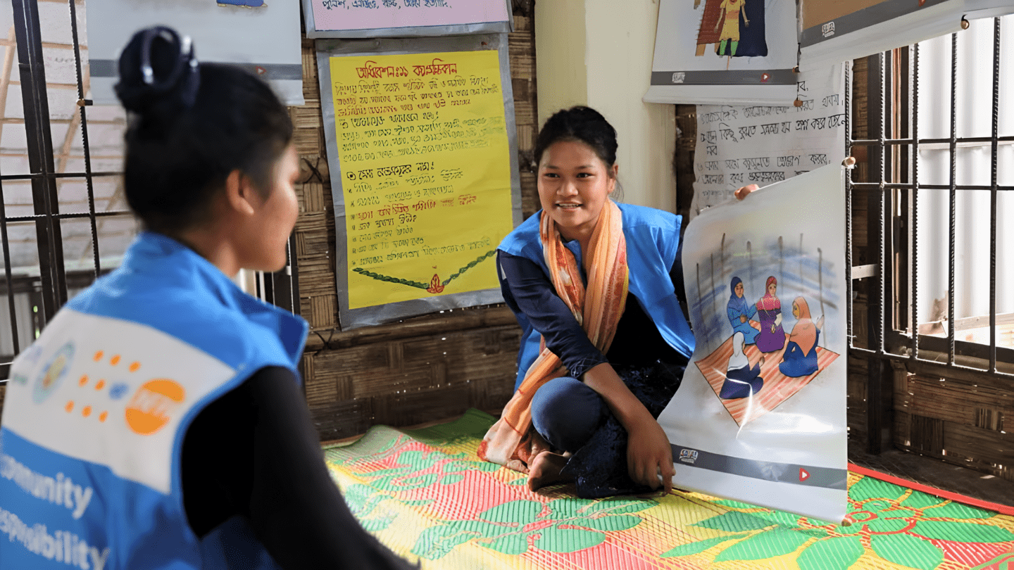 2 Girls in Cox's Bazaar, Bangladesh