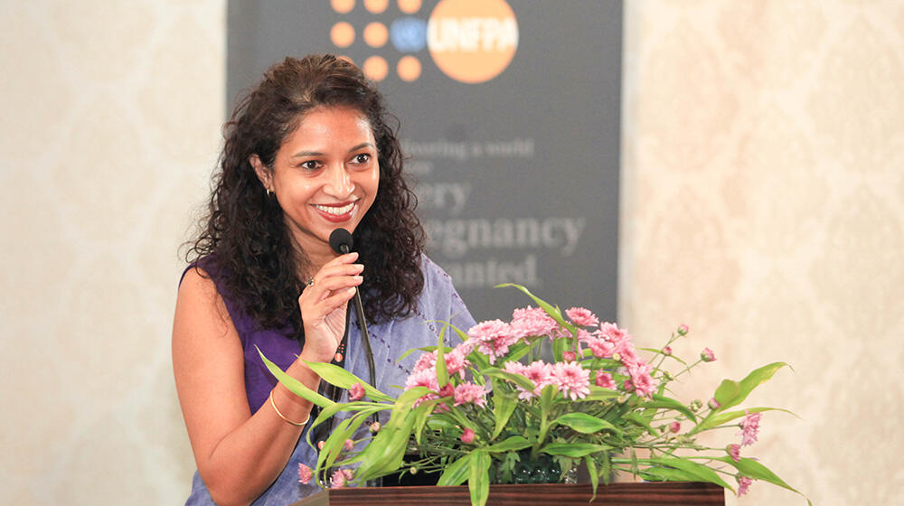 Sharika Cooray is the National Programme and Policy Analyst for Gender and Women's Rights and Humanitarian focal point with UNFP