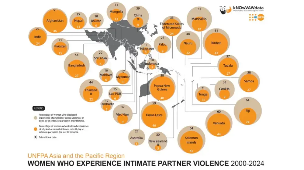 Violence Against Women - Regional Snapshot (2024) - kNOwVAWdata