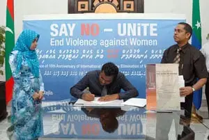 Domestic Violence Law Provides New Protection to Abused Women in the Maldives