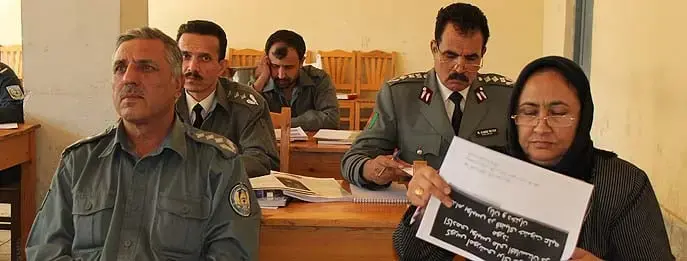 Strengthening Afghanistan’s National Police Force to Address Violence Against Women