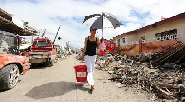 Dignity Kits: An orange bucket for pregnant and lactating women and girls