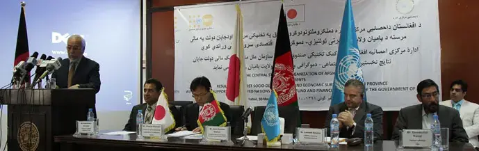 UNFPA and Afghanistan’s Central Statistics Organization Release Socio Demographic and Economic Survey Results for Bamiyan Province