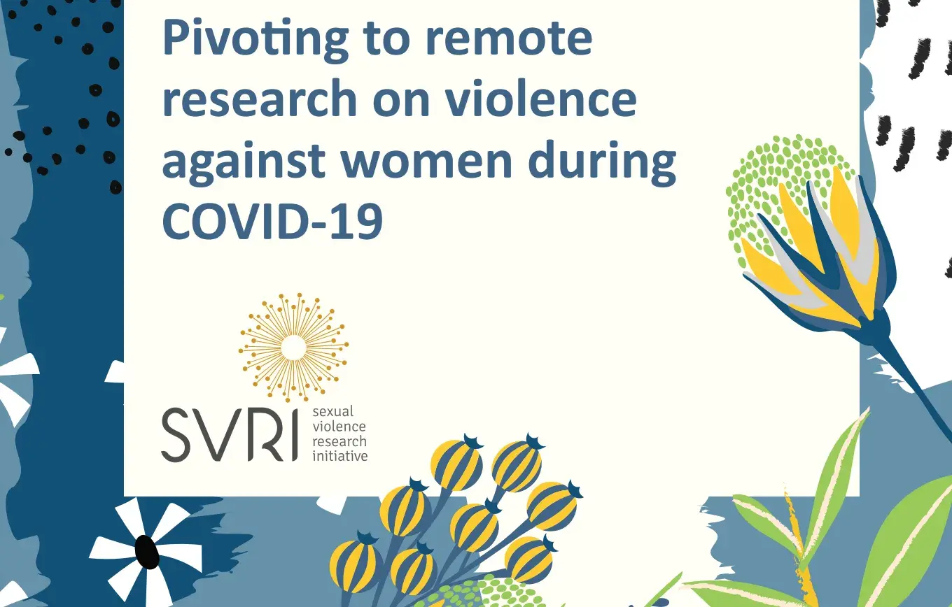 Pivoting to remote research on violence against women during COVID-19 