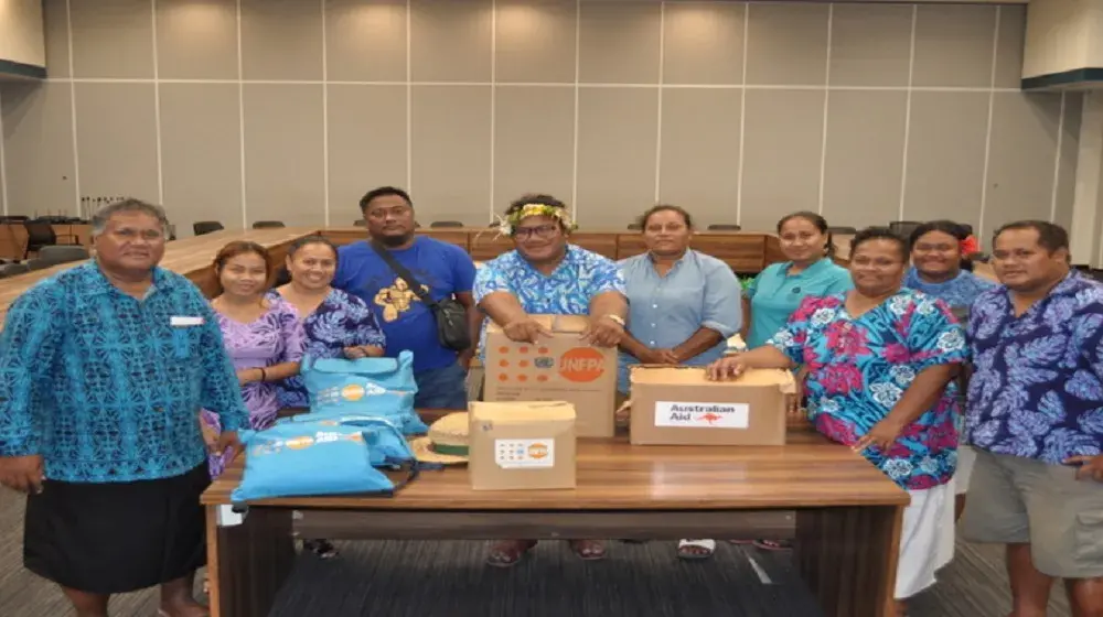 Tuvalu’s Drought-affected Women and Girls Receive AUD 51,000-worth of Essential SRH and GBV Supplies