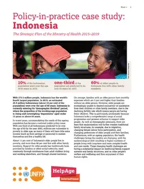 Indonesia: Policy-in-practice case study