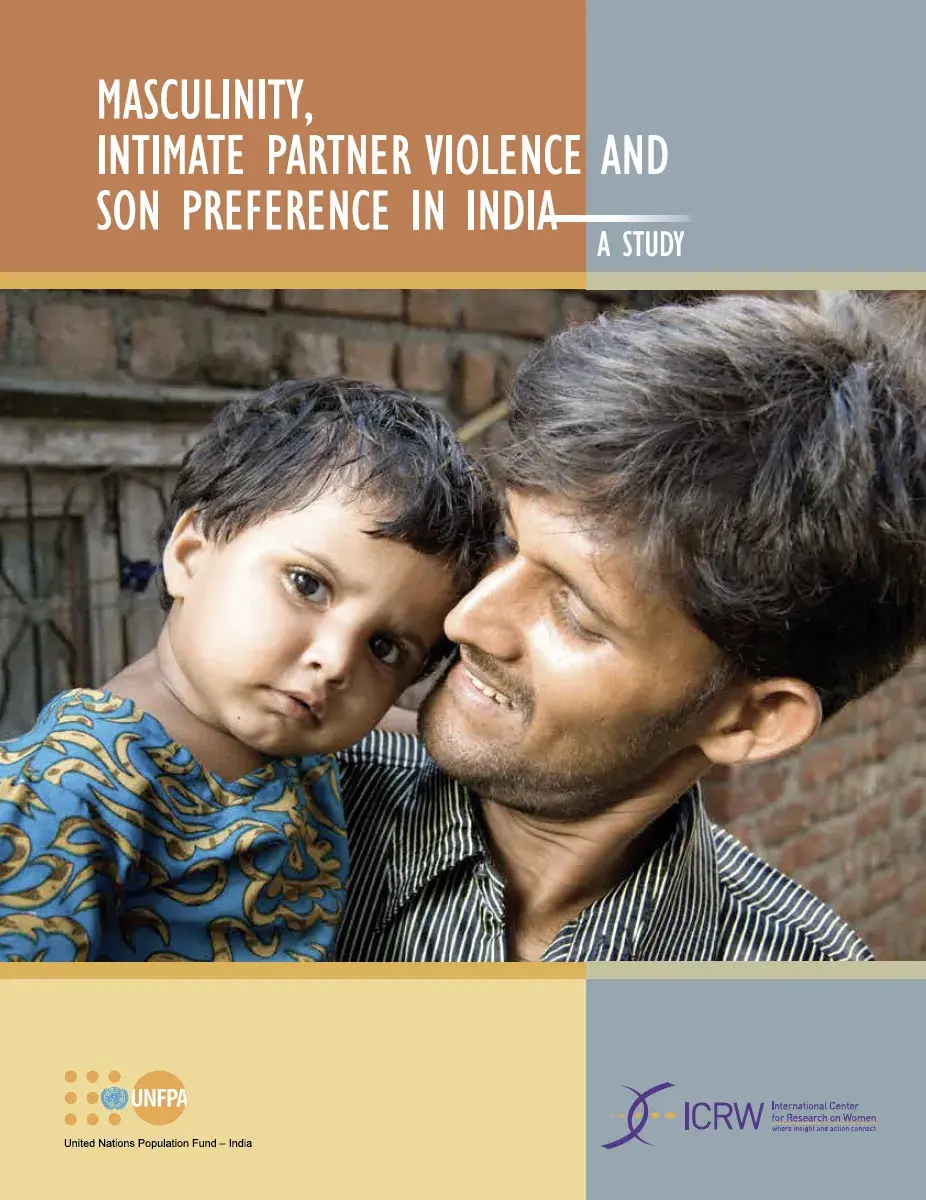 Masculinity, Intimate Partner Violence and Son Preference in India