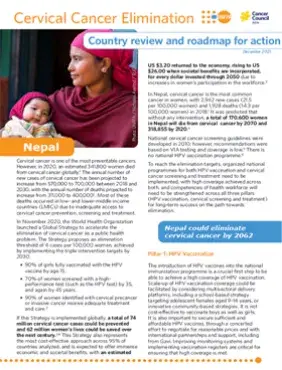 Nepal: Cervical Cancer Elimination - Country Review & Roadmap for Action