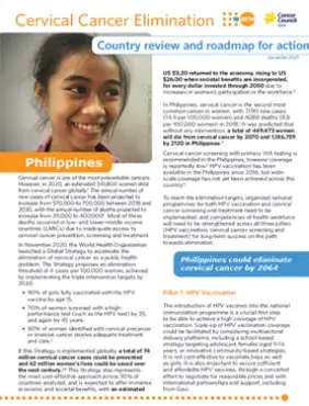 Philippines: Cervical Cancer Elimination - Country Review & Roadmap for Action