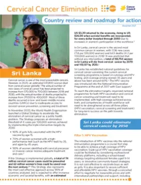 Sri Lanka: Cervical Cancer Elimination - Country Review & Roadmap for Action