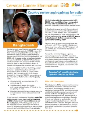 Bangladesh: Cervical Cancer Elimination - Country Review & Roadmap for Action