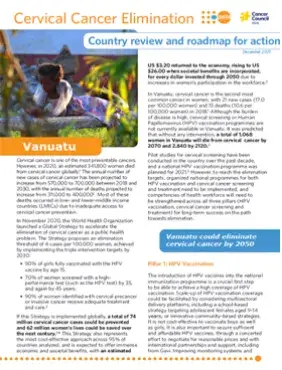 Vanuatu: Cervical Cancer Elimination - Country Review & Roadmap for Action