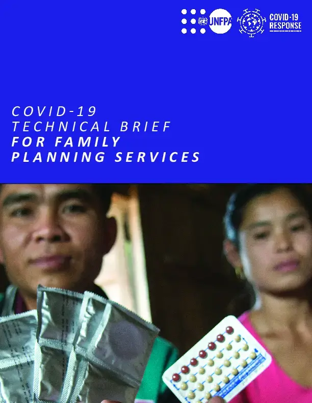 COVID-19 Technical Brief for Family Planning Services 