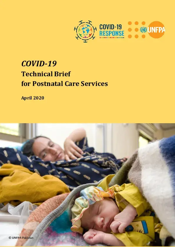 COVID-19 Technical Brief for Postnatal Care Services