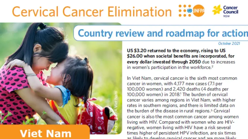 Viet Nam: Cervical Cancer Elimination - Country Review & Roadmap for Action