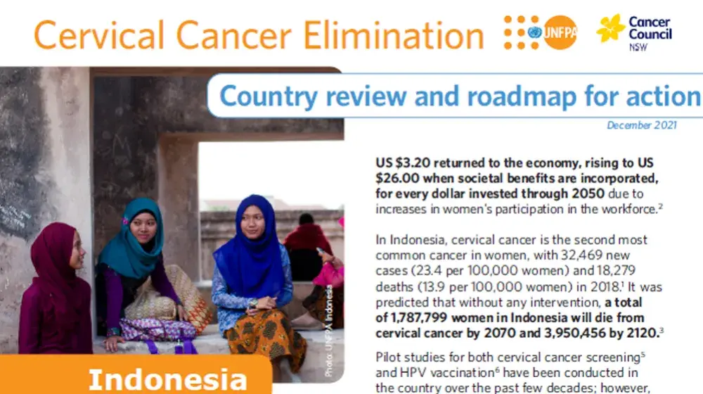 Indonesia: Cervical Cancer Elimination - Country Review & Roadmap for Action