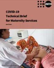 COVID-19 Technical Brief for Maternity Services