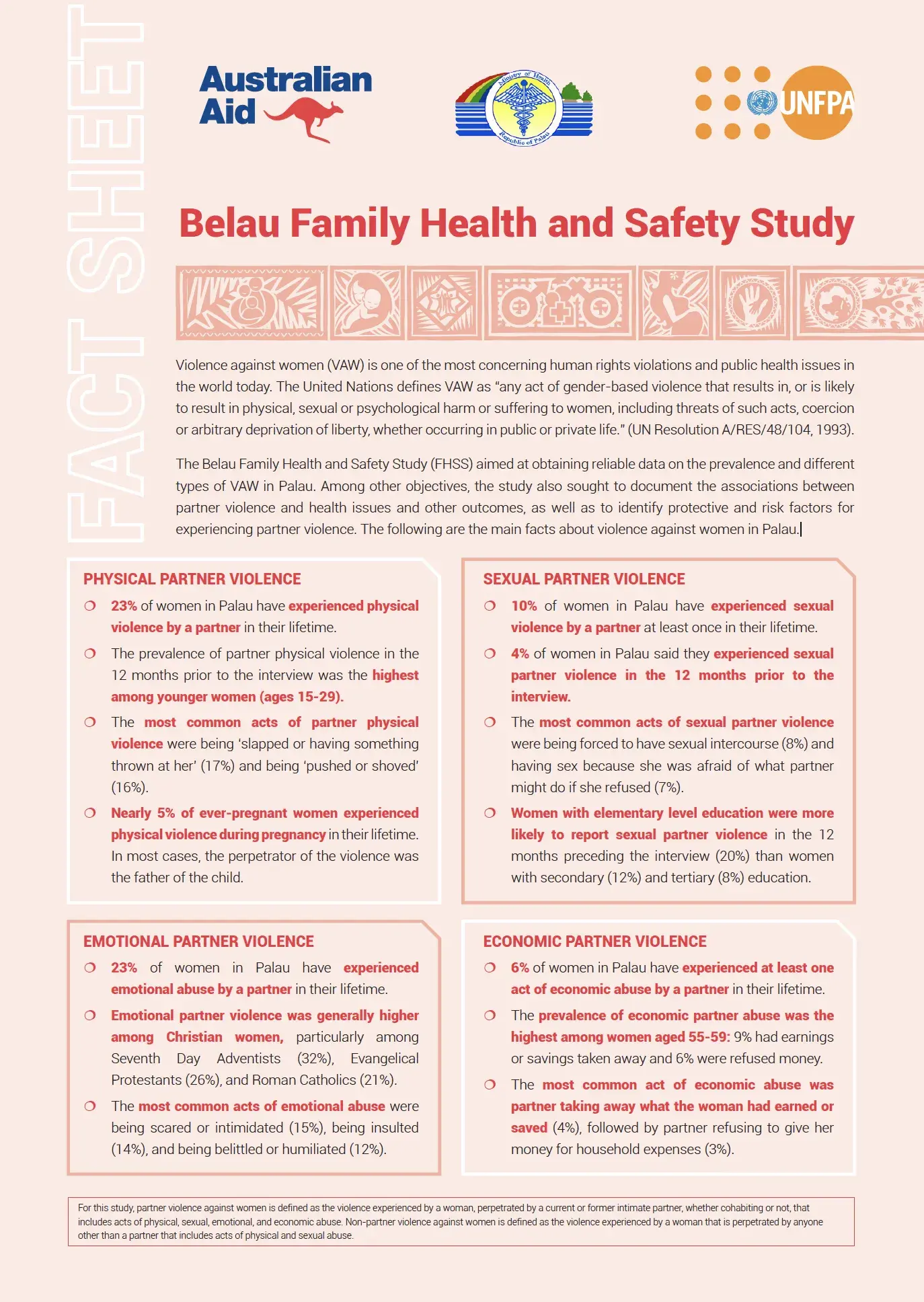 Belau (Palau) Family Health and Safety Study Fact Sheet